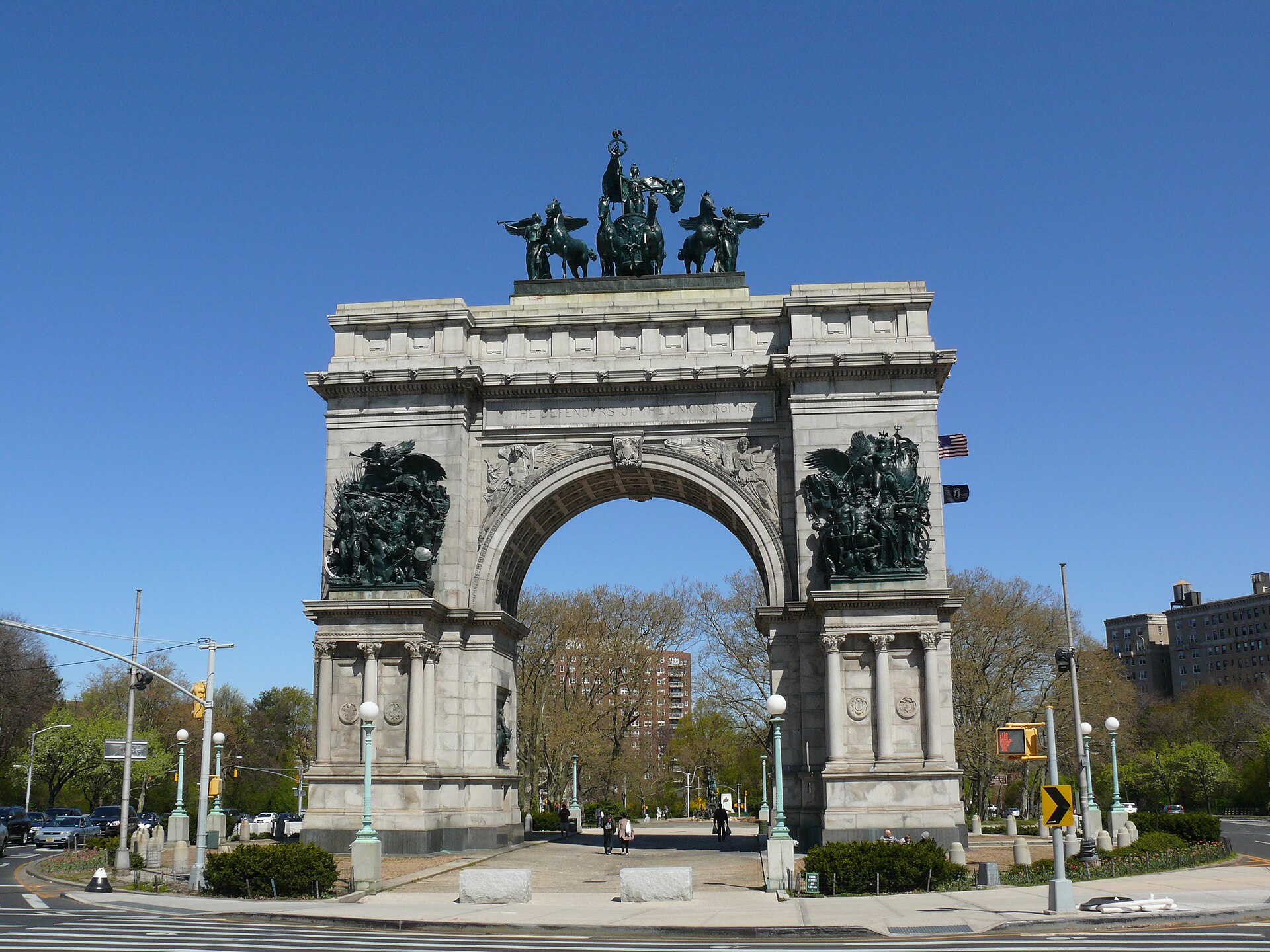 The Soldiers' and Sailors' Arch at Grand Army Plaza